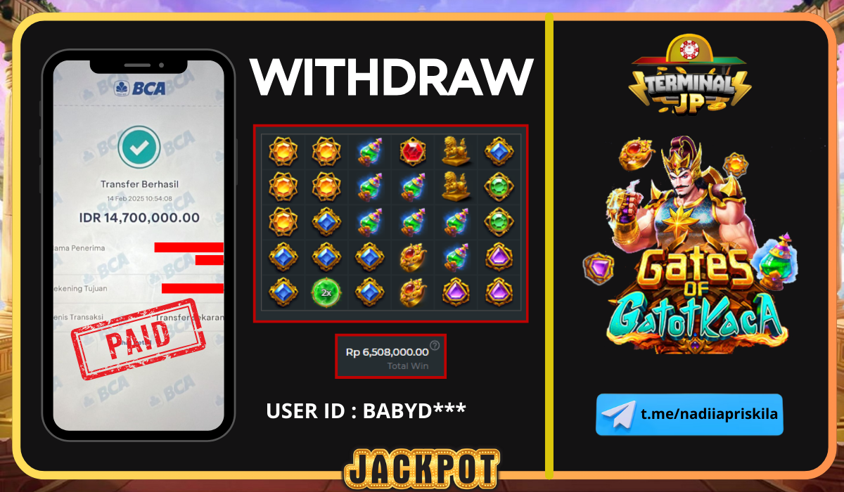 MENANG 14.700.000.- DI BAYAR LUNAS TANPA KENDALA