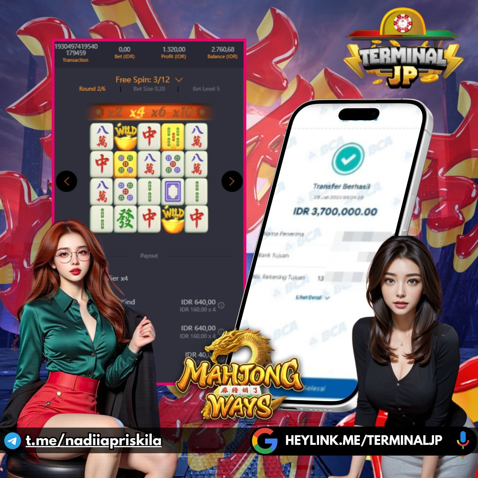 PESTA JACKPOT  BERSAMA MAHJONG WAYS DI ROOM GACORNYA BOSSKU !!!