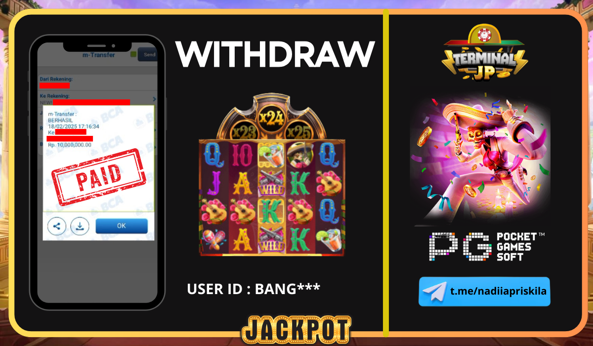 KEMENANGAN 10.000.000.- DI BAYAR TUNTAS