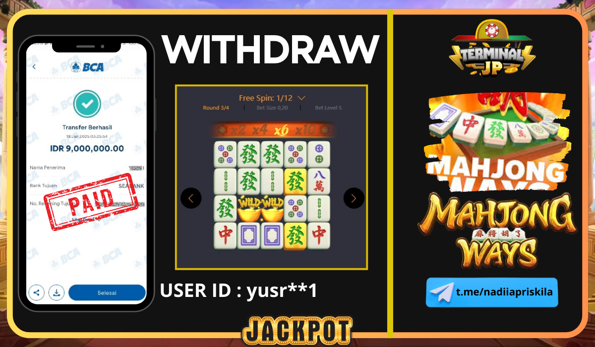 PLAYER MENANG 9.000.000.- LUNAS TUNTAS TANPA KENDALA