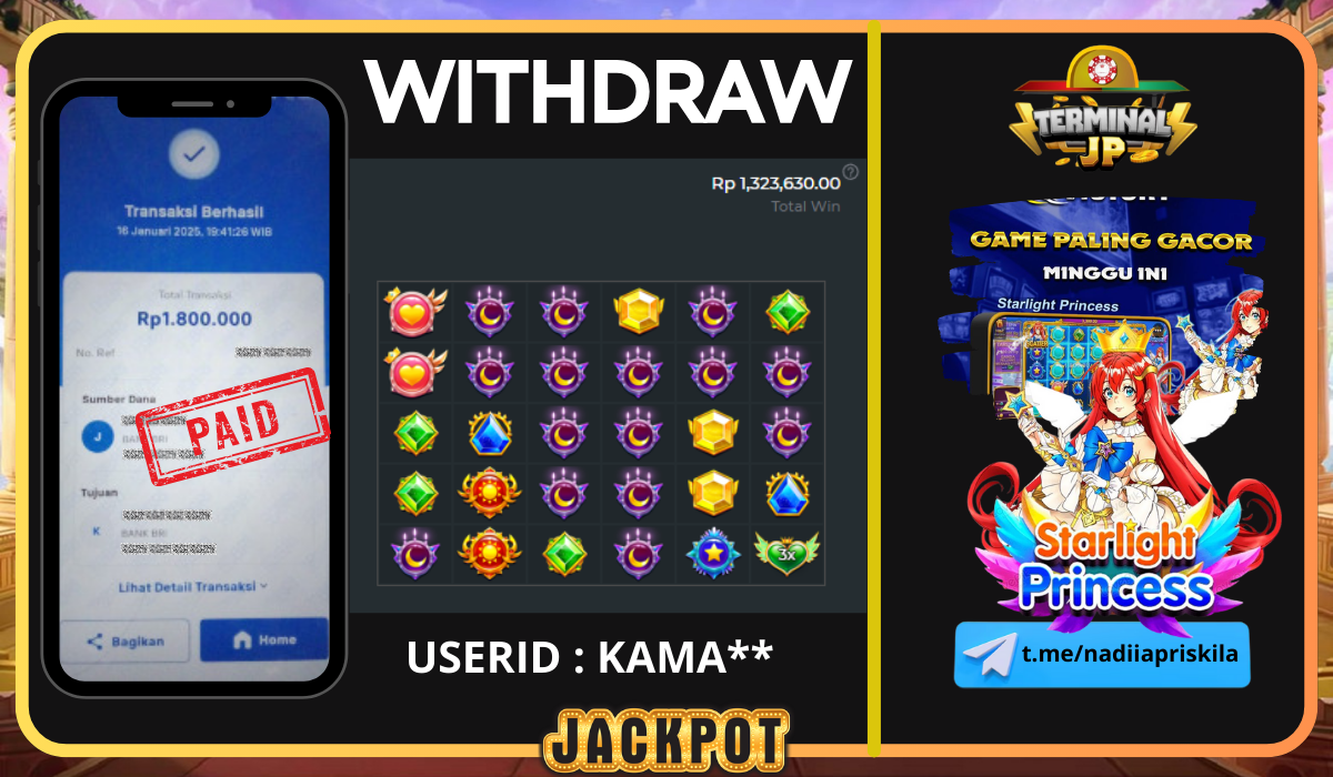 PLAYER MENANG 1.800.000.- LUNAS TUNTAS TANPA KENDALA