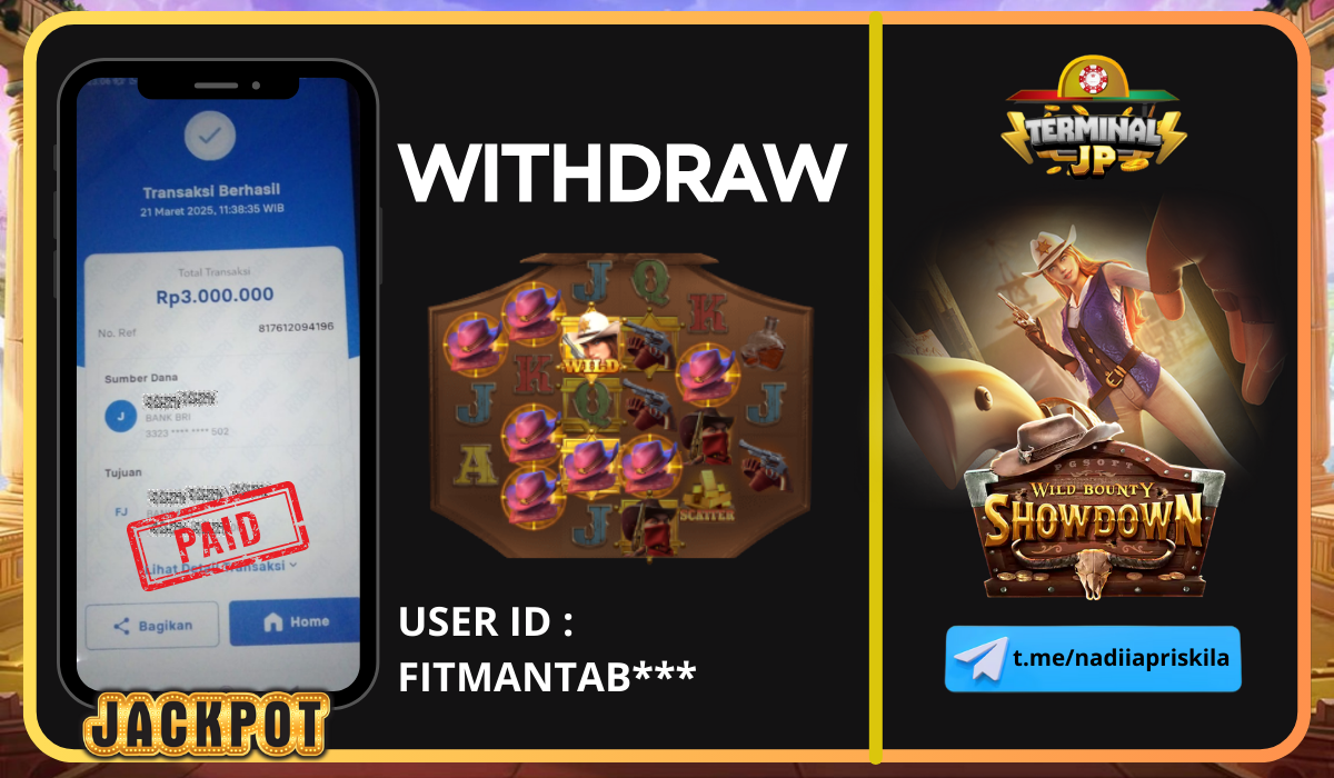 PLAYER MENDAPAT KEMENANGAN 3.000.000.- DI BAYAR LUNAS!!