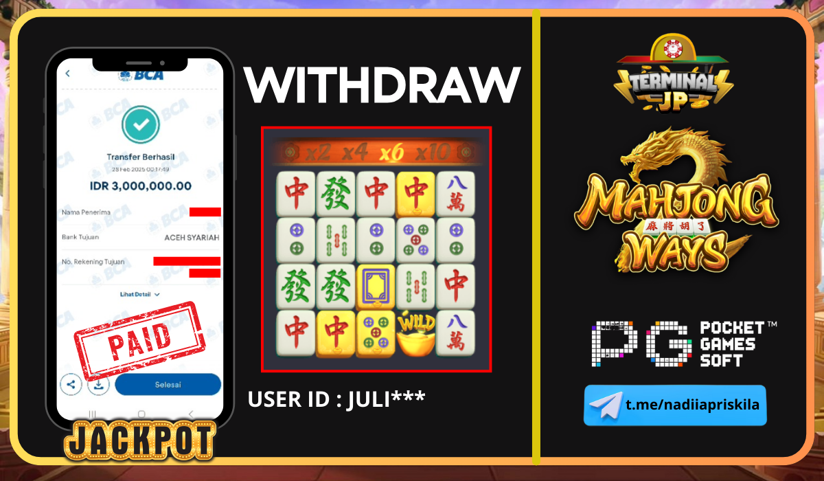 PLAYER DAPAT KEMENANGAN 3.000.000.- DI BAYAR LUNAS!!