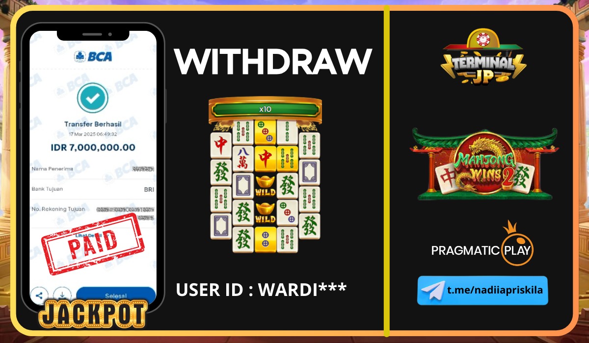 PLAYER MENDAPAT KEMENANGAN 7.000.000.- DI BAYAR LUNAS!!