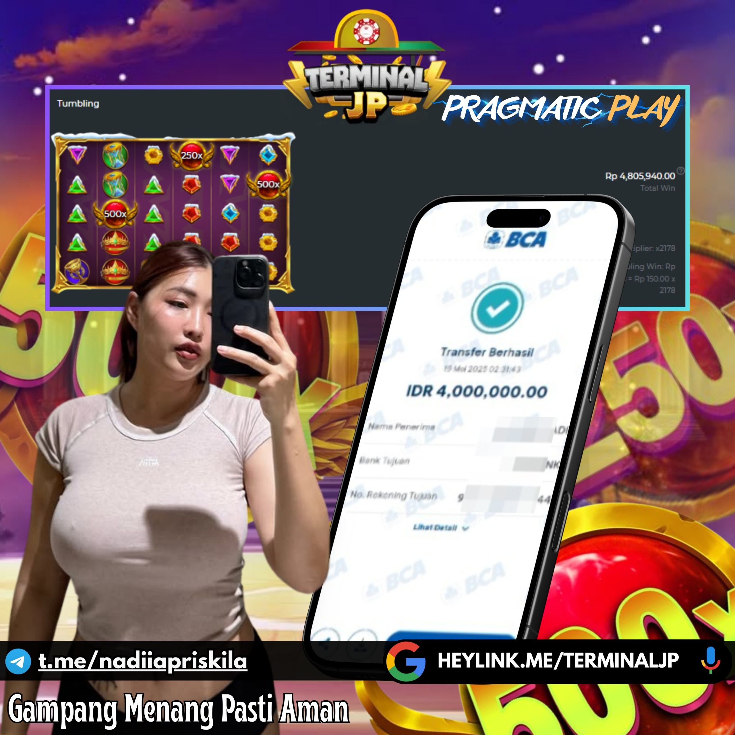 DEPO RECEH WD JUTAAN HANYA DI TERMINALJP !!