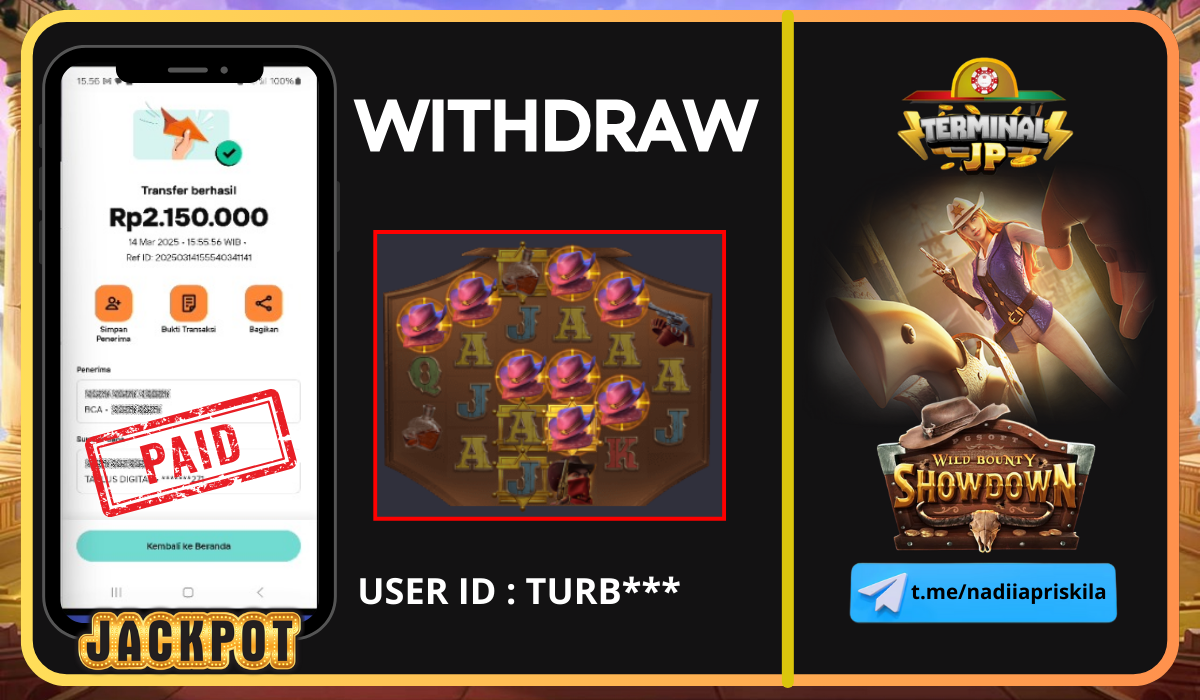 PLAYER MENDAPAT KEMENANGAN 2.150.000.- DI BAYAR LUNAS!!