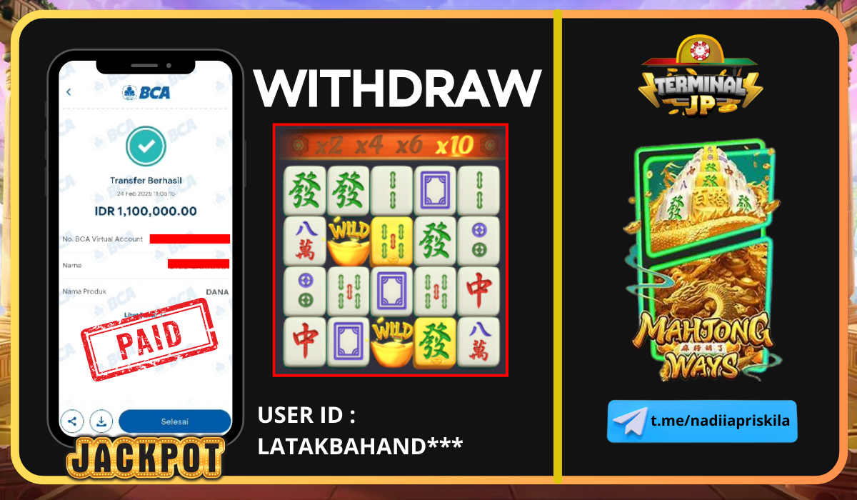 PLAYER DAPAT KEMENANGAN 1.100.000.- DI BAYAR LUNAS!!