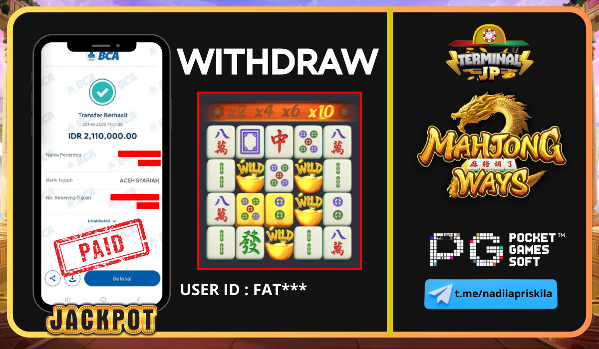 PLAYER DAPAT KEMENANGAN 2.110.000.- DI BAYAR LUNAS!!