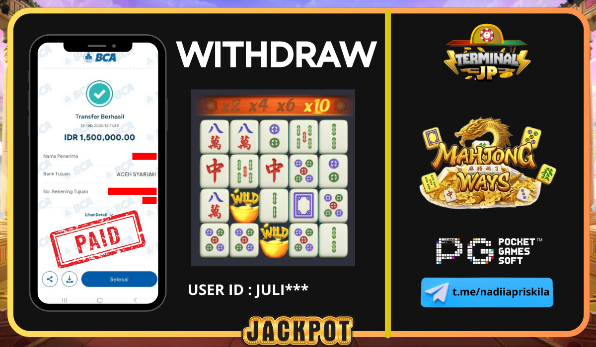 KEMENANGAN 1.500.000.- DI BAYAR LUNAS TANPA KENDALA