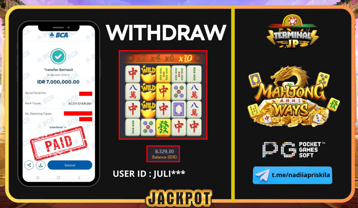 MENANG 7.000.000.- DI BAYAR LUNAS TANPA KENDALA