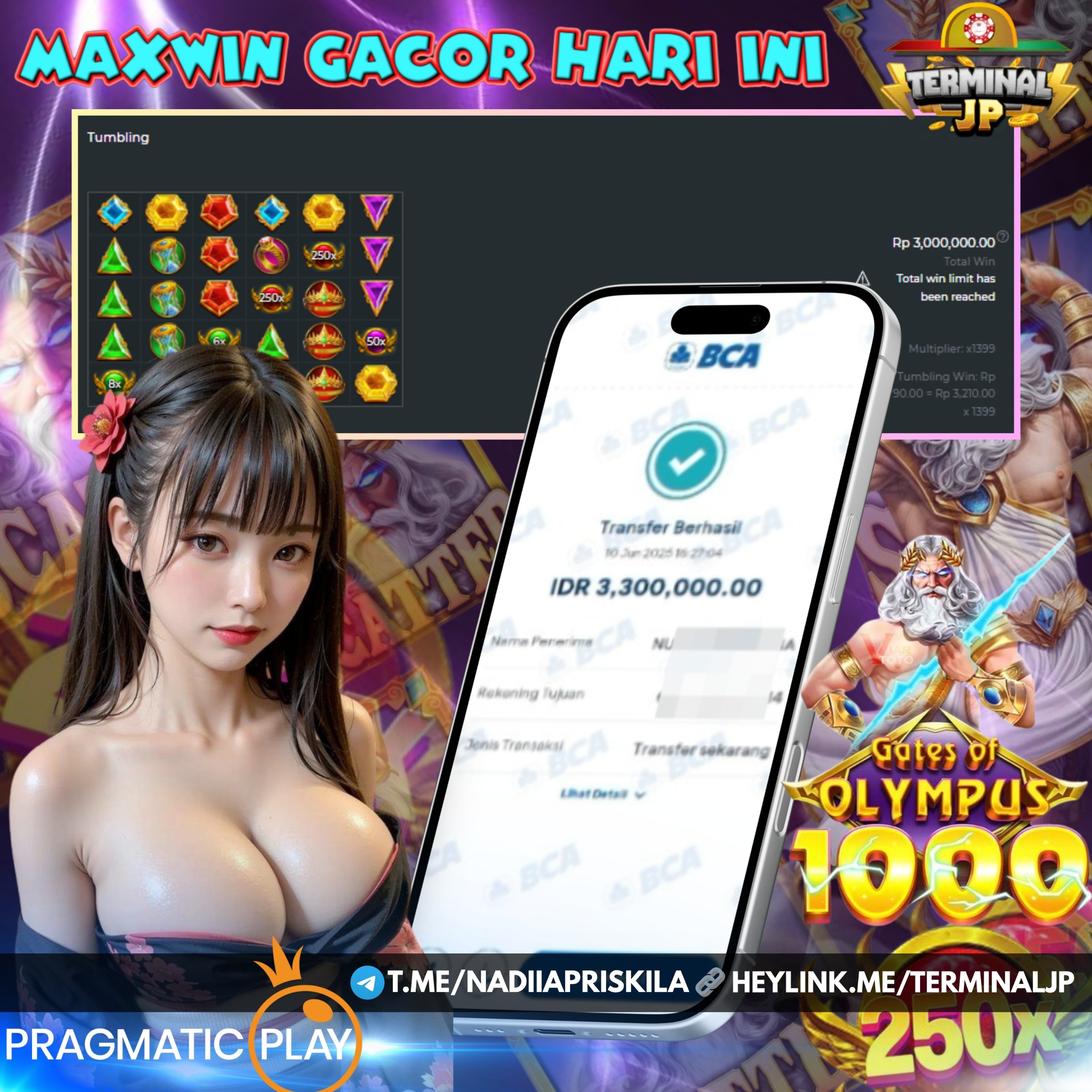 AUTO CUAN DI ZEUS 1000 BOSSKU AMBIL MAXWIN NYA SEKARANG !!!