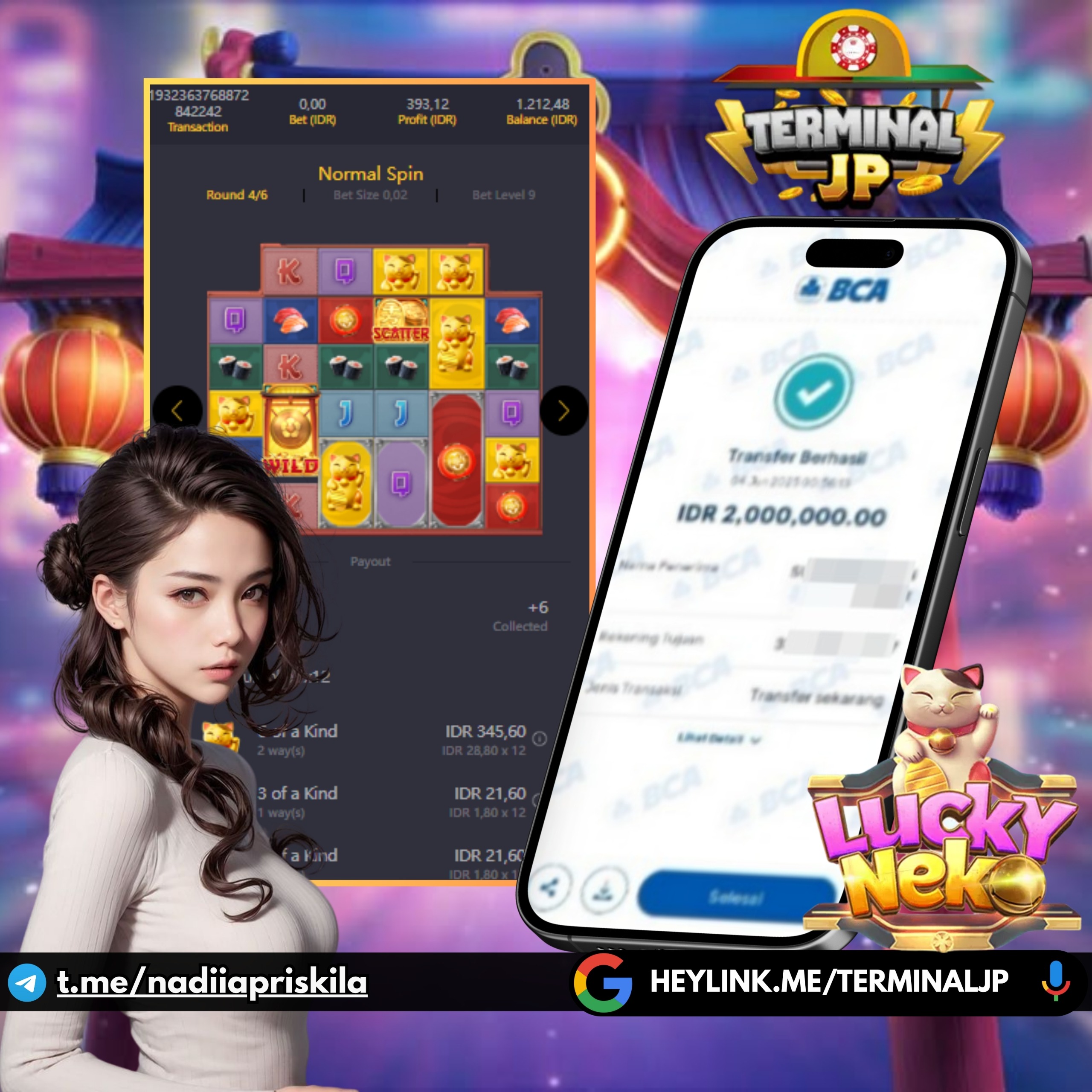 HOKI DI LUCKY NEKO MEMANG GAMPANG BANGET BOSSKU RAIH CUAN NYA SEKARANG !!!