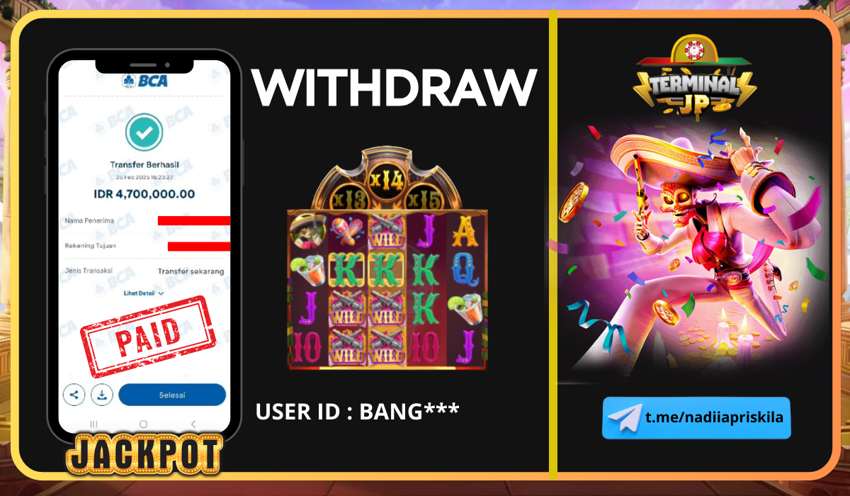 PLAYER DAPAT KEMENANGAN 4.700.000.- DI BAYAR LUNAS!!