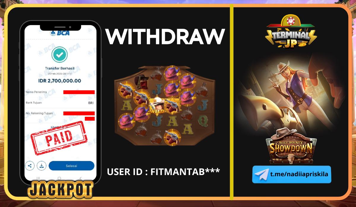 PLAYER MENANG 2.700.000.- DI BAYAR LUNAS!!