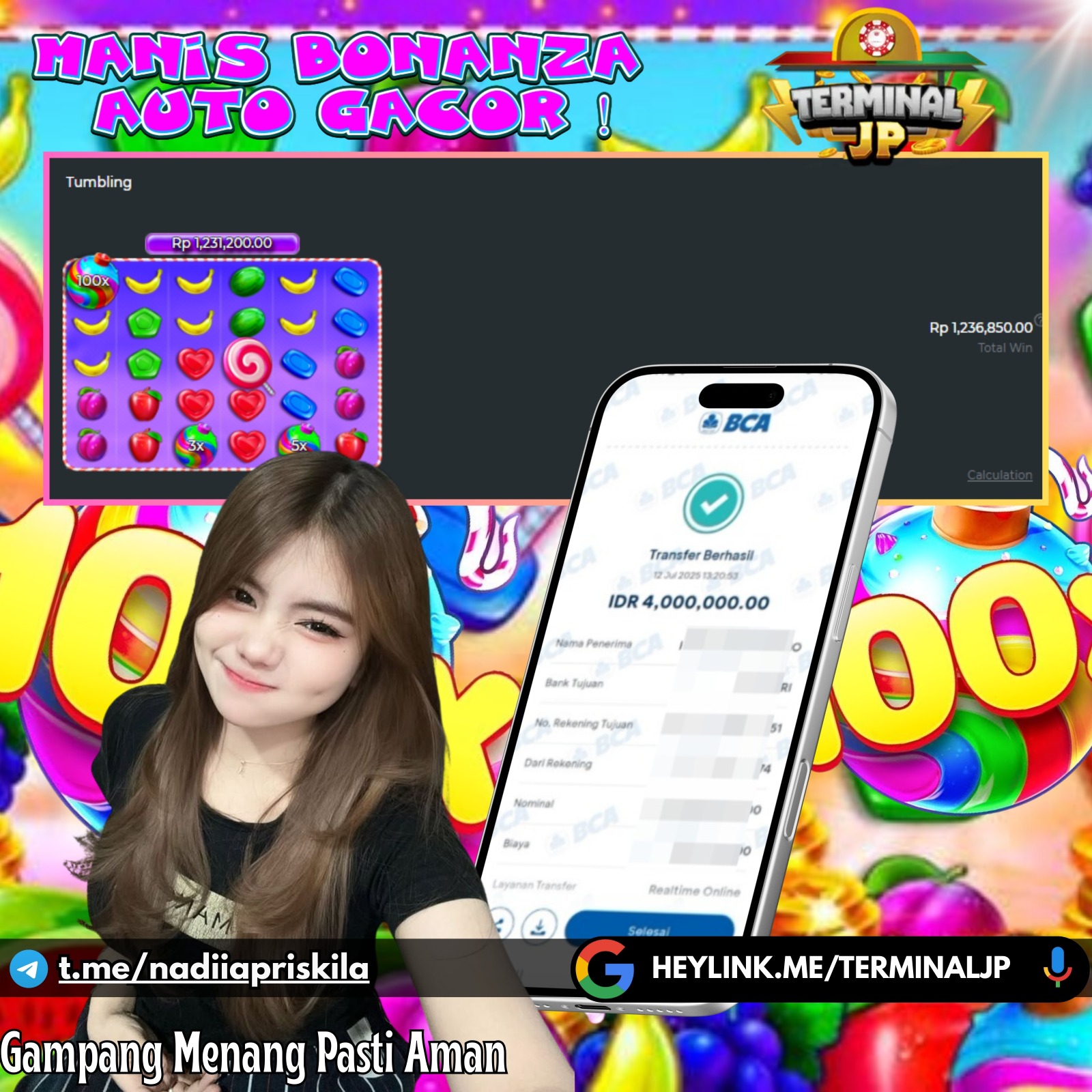 MANIS PERMEN BONANZA BUAT KAMU AUTO CUAN HARI INI!!!