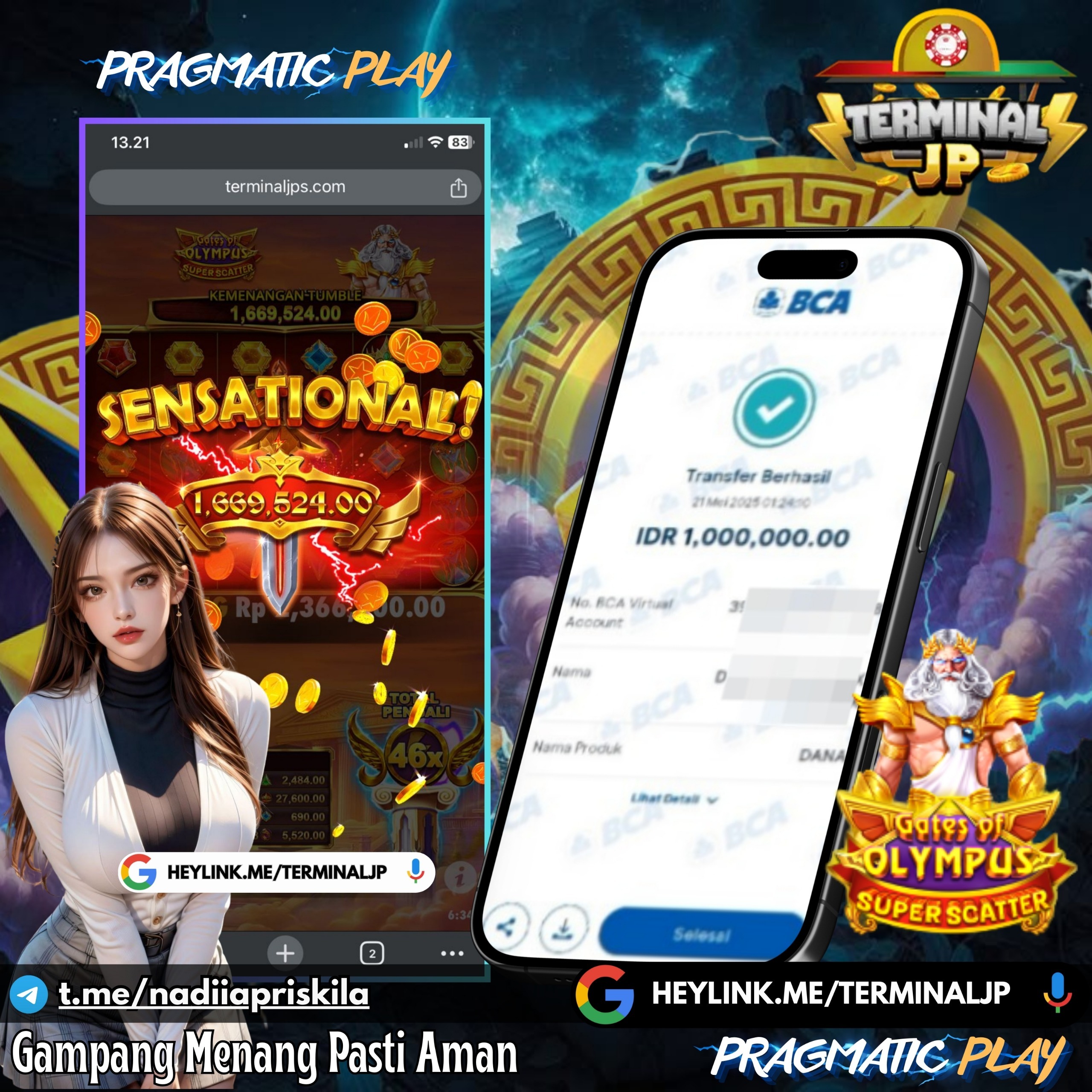 SUPER SCATTER ZEUS NYA MEMANG GACOR PARAH BOSSKU GASKEN SEKARANG !!!