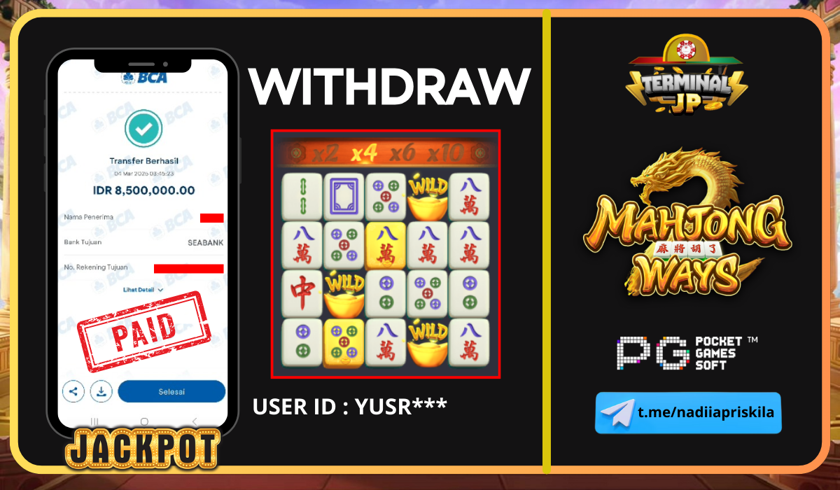 PLAYER DAPAT KEMENANGAN 8.500.000.- DI BAYAR LUNAS!!