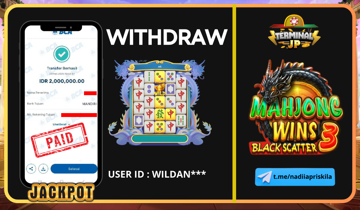 PLAYER MENANG 2.000.000.- DI BAYAR LUNAS!!