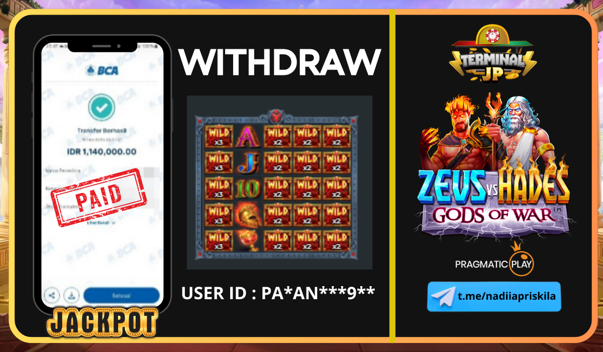 PLAYER MENANG 1.140.000.- DI BAYAR LUNAS!!