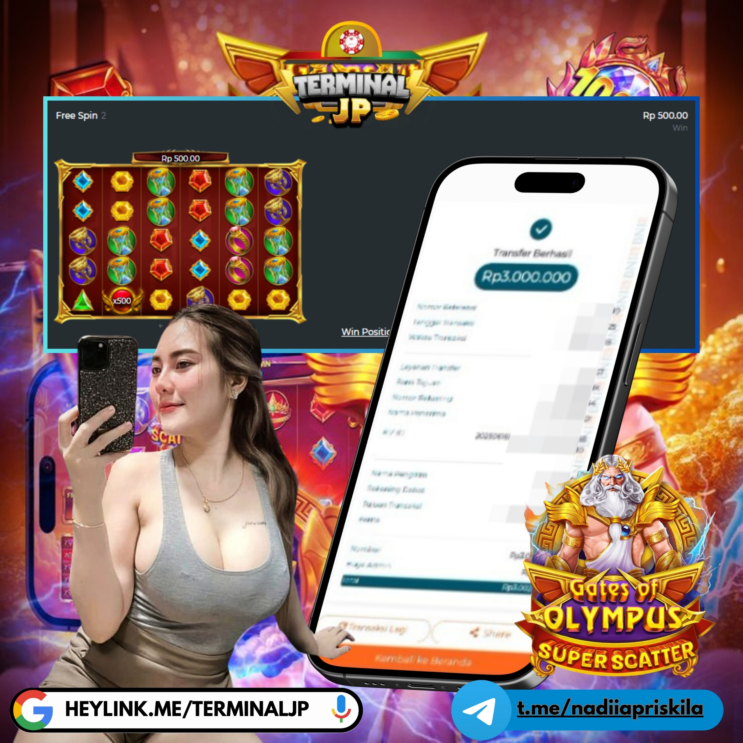 SAMBARAN PETIR ZEUS SUPER SCATTER SIAP CUANKAN REKENING BOSSKU !!!