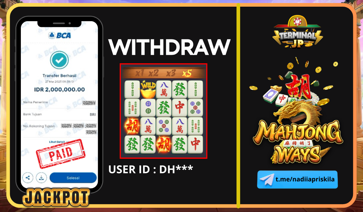 PLAYER MENDAPAT KEMENANGAN 2.000.000.- DI BAYAR LUNAS!!