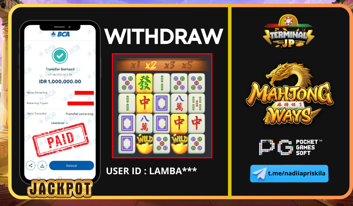 PLAYER DAPAT KEMENANGAN 1.000.000.- DI BAYAR LUNAS!!