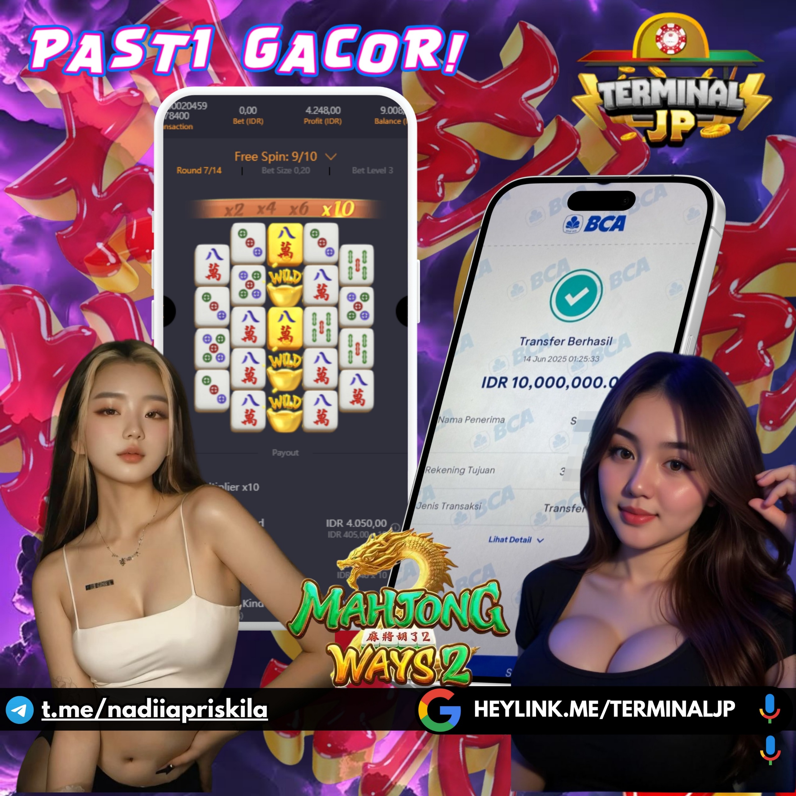 PROFIT TERUSSS KALAU SOAL MAHJONG SUDAH TIDAK DIRAGUKAN BOSSKU !!!