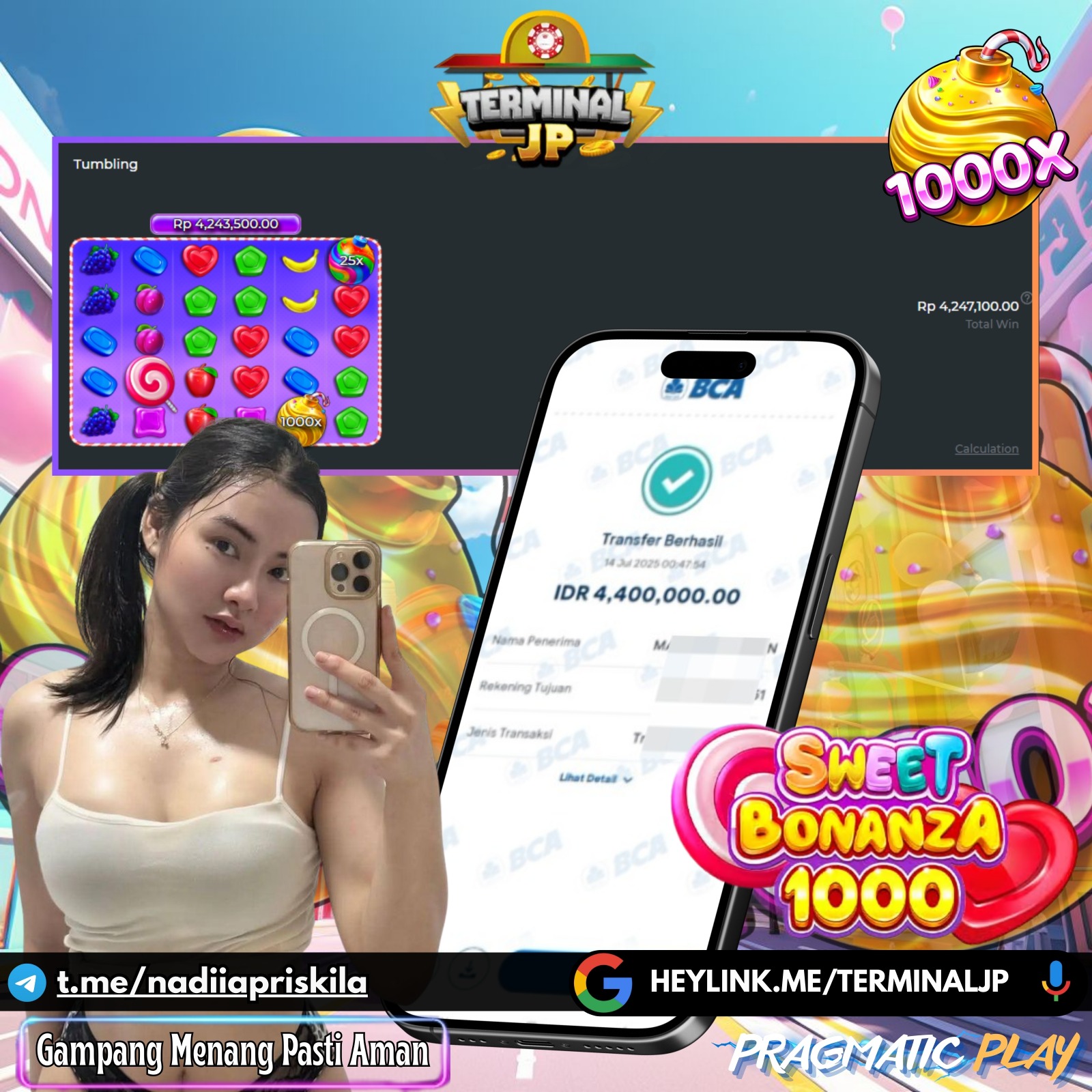 MIMPI MENJADI KENYATAAN DI BONANZA 1000 BOSSKU GACOR PARAH NIH !!!!