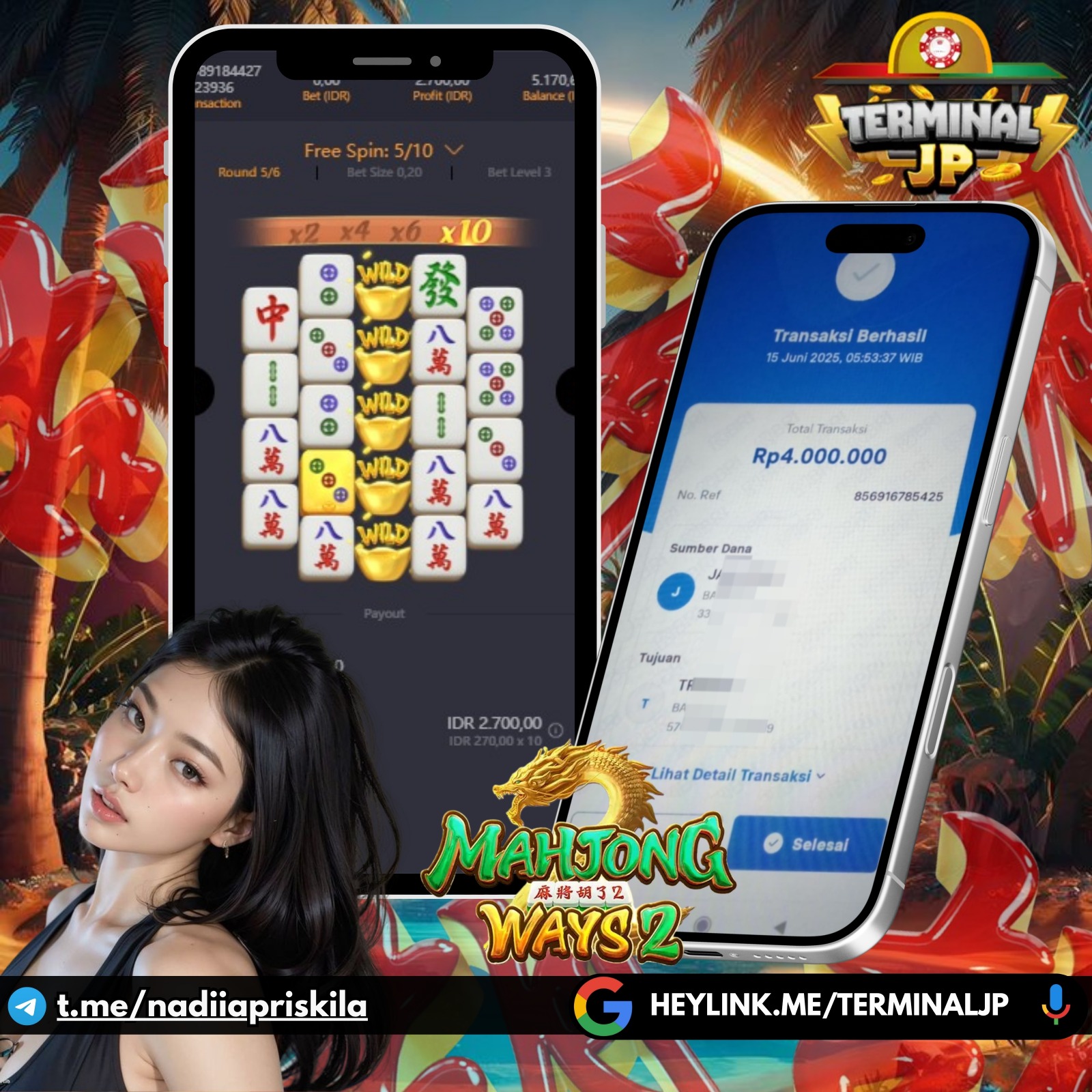 WILD DAN SCATTER MAHJONG SIAP PENUHI REKENING KAMU SEKARANG JUGA !!!