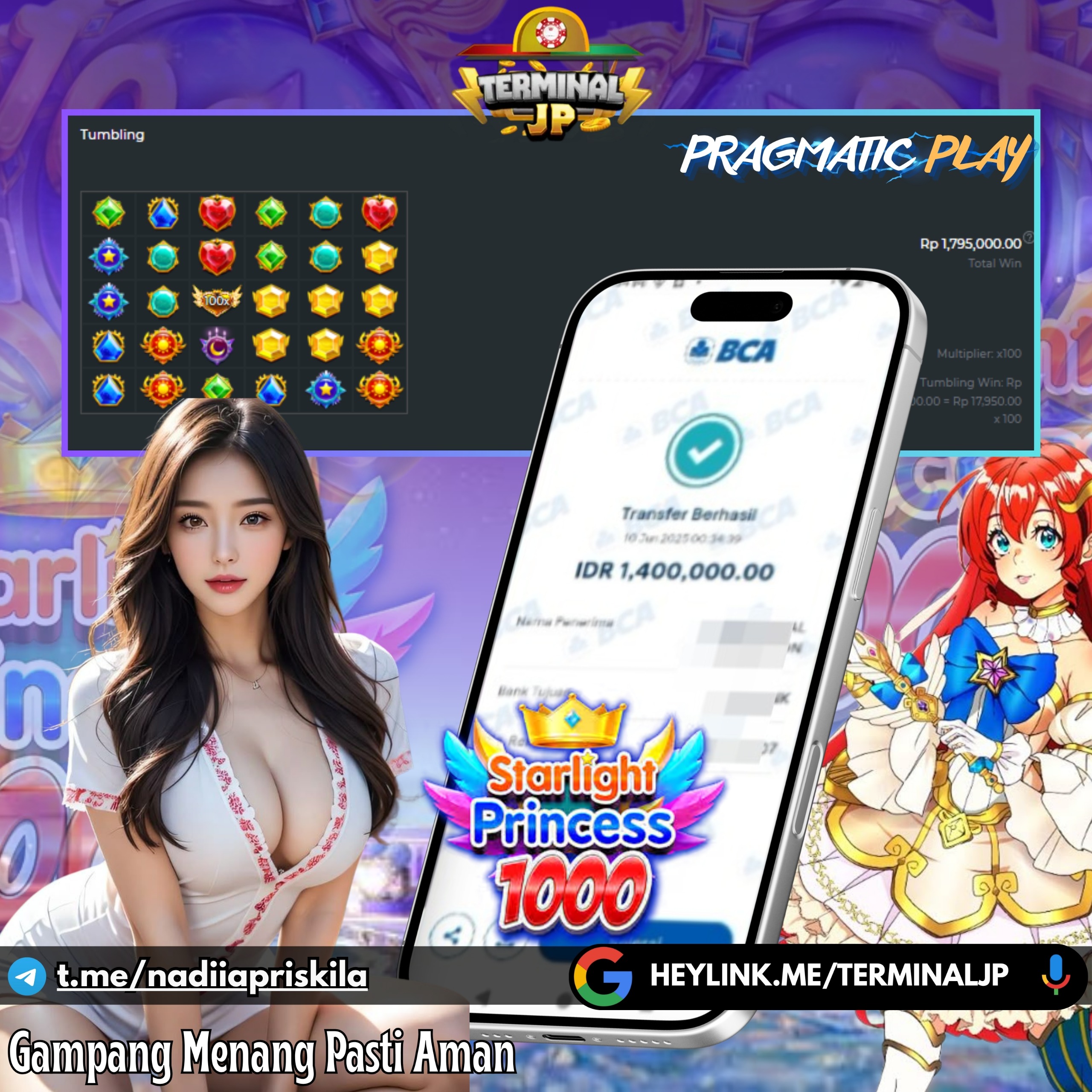 RAIH MAHKOTA TUAN PUTRI INCESS 1000 DAN JACKPOT NYA DI ROOM GACORNYA SEKARANG !!!