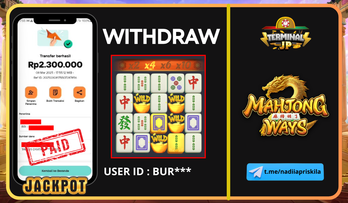 PLAYER MENDAPAT KEMENANGAN 2.300.000.- DI BAYAR LUNAS!!