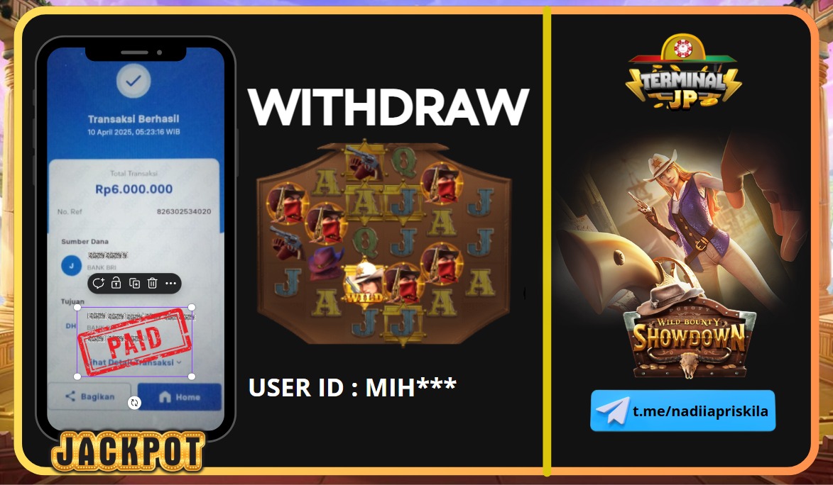 PLAYER DAPAT KEMENANGAN 6.000.000.- DI BAYAR LUNAS!!