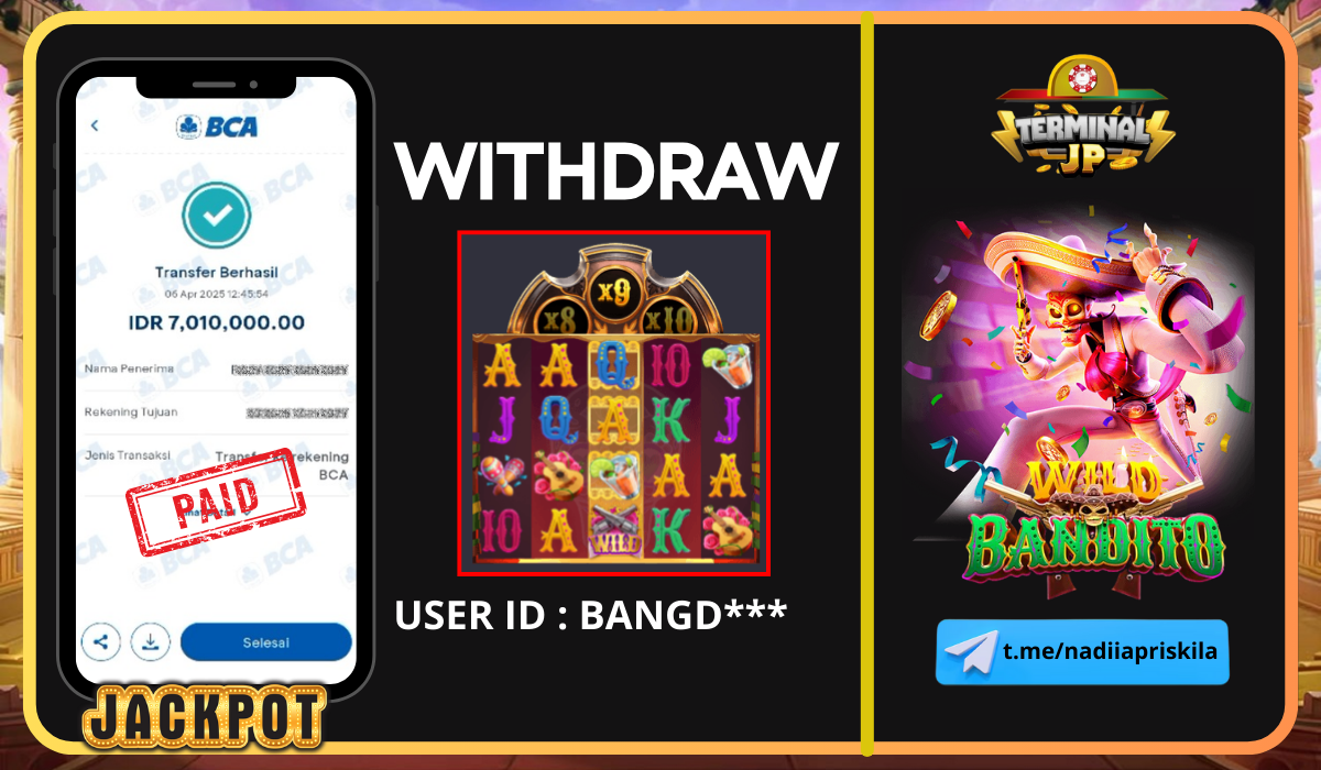 PLAYER DAPAT KEMENANGAN 7.010.000.- DI BAYAR LUNAS!!